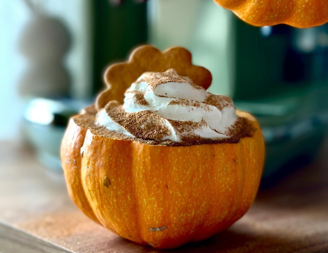 Pumpkin pudding: frighteningly good